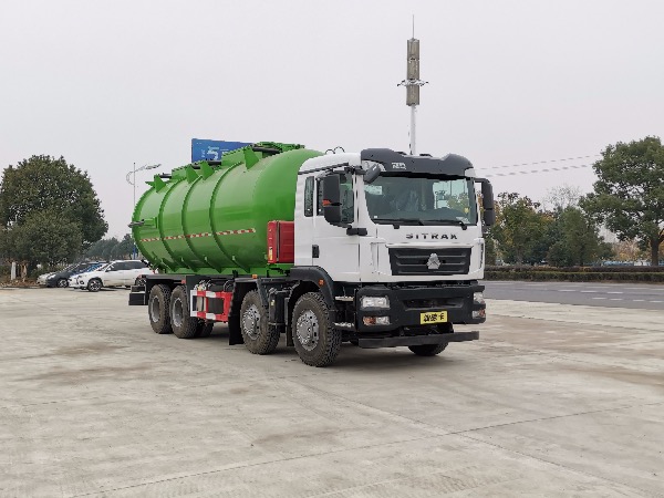 8x4重汽汕德卡350馬力【國六排放】罐式污泥車(chē)/24立方SGZ5310GWNZZ6C5型污泥運輸車(chē)