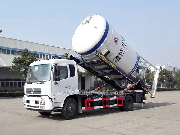 東風(fēng)天錦VR康明斯210/230馬力國六排放-背罐車(chē)【可選裝液壓伸縮吊臂】