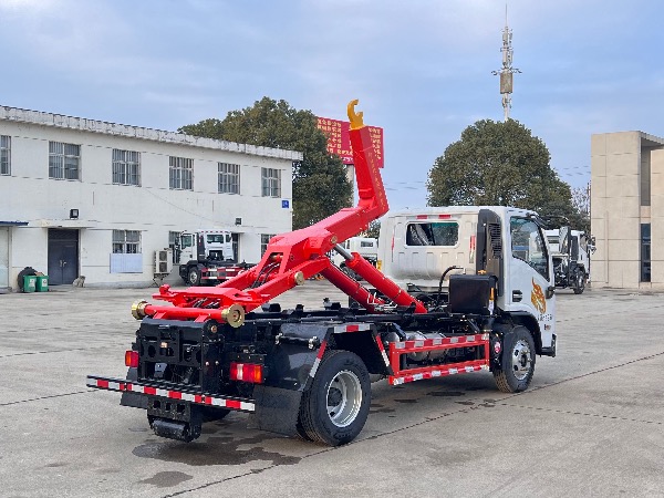 重汽豪曼4x2車(chē)廂可卸式垃圾車(chē)｜鉤臂式垃圾車(chē)｜移動(dòng)壓縮垃圾站配套專(zhuān)用轉運車(chē)｜勾臂車(chē)